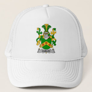 Gorra De Camionero Escudo de armas irlandés Curley o McTurley Cresta