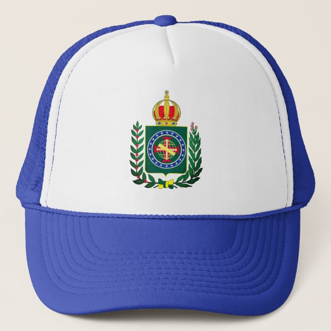 Gorra De Camionero Escudo de armas - Segundo Imperio del Brasil (Anverso)