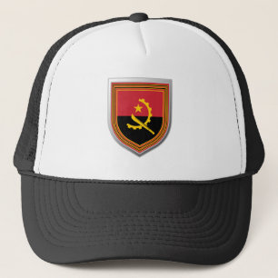 Gorra De Camionero Escudo de bandera de Angola