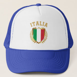 Gorra De Camionero Escudo de bandera de Italia/Italia