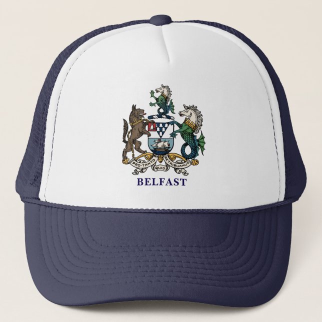 Gorra De Camionero Escudo de Belfast (Anverso)