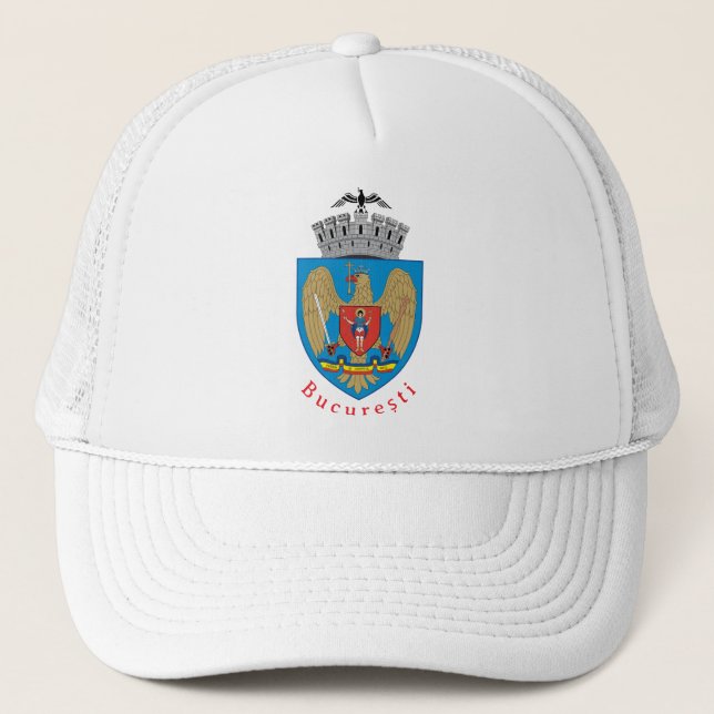 Gorra De Camionero Escudo de Bucarest, Rumania (Anverso)
