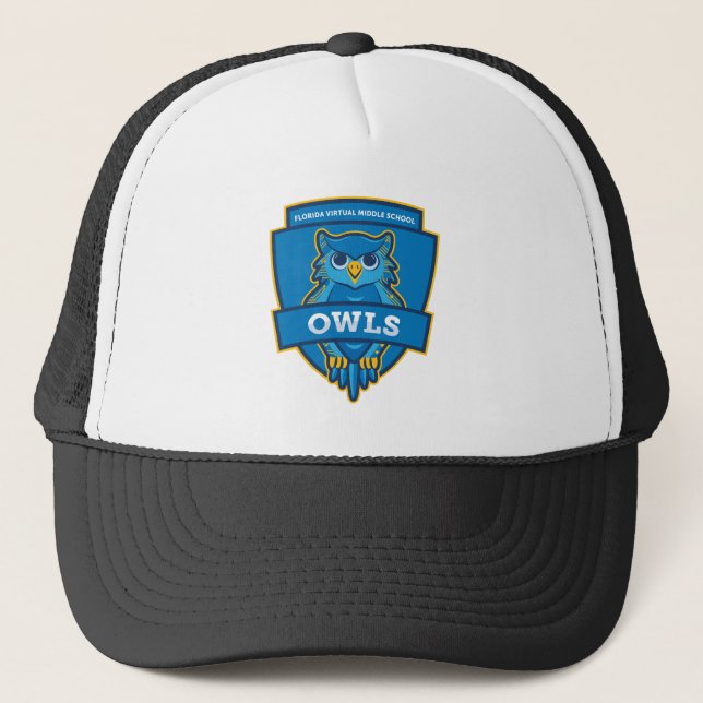 Gorra De Camionero Escudo de búhos de FVMS (Anverso)