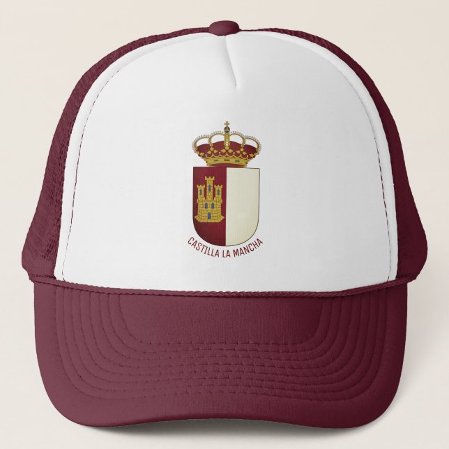 Gorra De Camionero Escudo de Castilla La Mancha - España (Anverso)