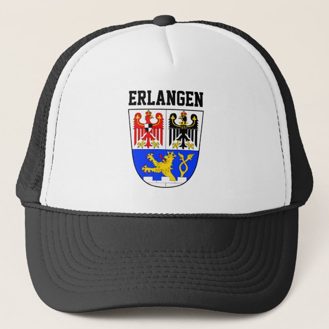 Gorra De Camionero Escudo de Erlangen, ALEMANIA (Anverso)