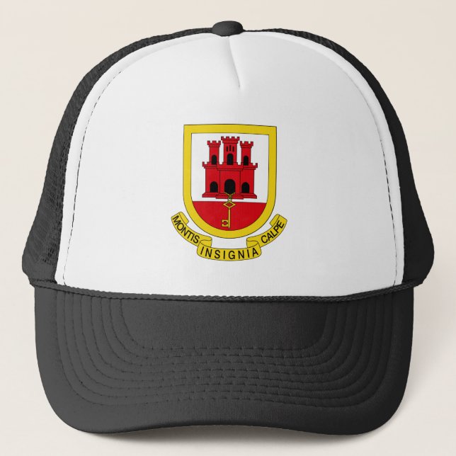 Gorra De Camionero Escudo de Gibraltar (Anverso)