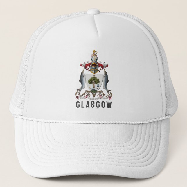 Gorra De Camionero Escudo de Glasgow, ESCOCIA (Anverso)