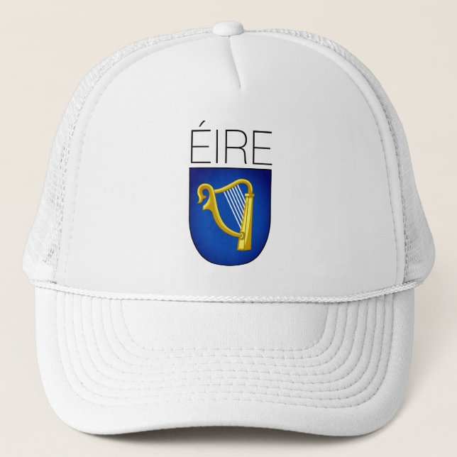 Gorra De Camionero Escudo de Irlanda (Anverso)