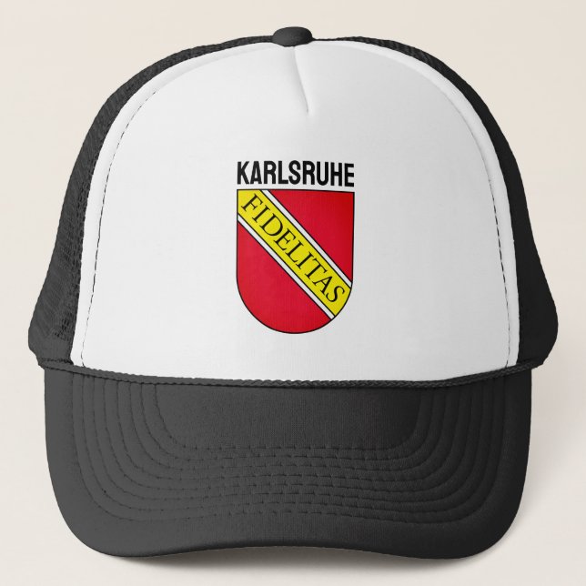 Gorra De Camionero Escudo de Karlsruhe, ALEMANIA (Anverso)