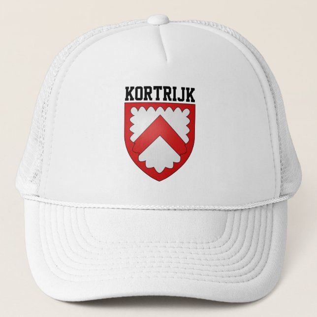 Gorra De Camionero Escudo de Kortrijk (Bélgica) (Anverso)