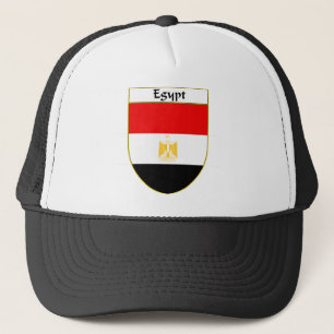 Gorra De Camionero Escudo de la bandera de Egipto
