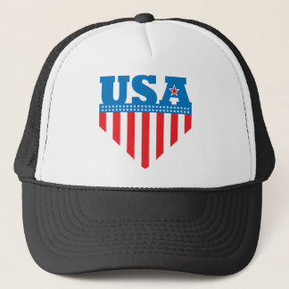 Gorra De Camionero Escudo de la bandera de los E.E.U.U.