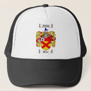 GORRA DE CAMIONERO ESCUDO DE LA FAMILIA DE BRUCE - ESCUDO DE ARMAS DE