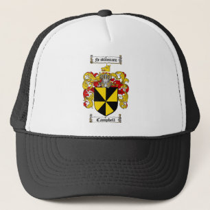 GORRA DE CAMIONERO ESCUDO DE LA FAMILIA DE CAMPBELL - ESCUDO DE ARMAS