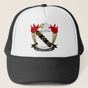 Gorra De Camionero Escudo de la familia de Clarkson