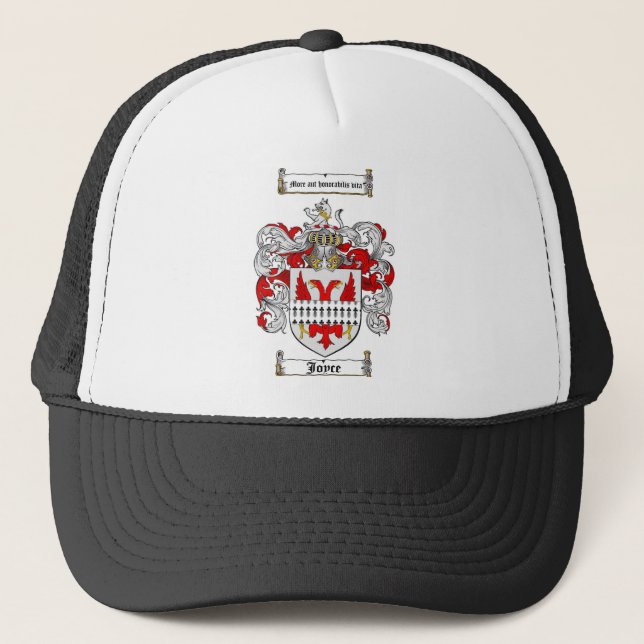 GORRA DE CAMIONERO ESCUDO DE LA FAMILIA DE JOYCE - ESCUDO DE ARMAS DE (Anverso)