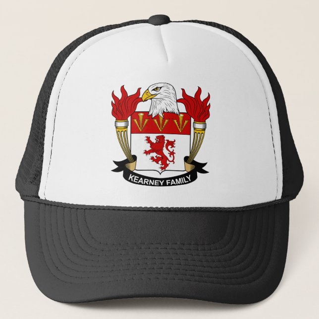 Gorra De Camionero Escudo de la familia de Kearney (Anverso)