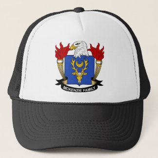 Gorra De Camionero Escudo de la familia de McKenzie