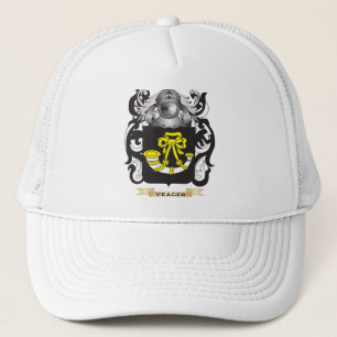 Gorra De Camionero Escudo de la familia de Yeager (escudo de armas)