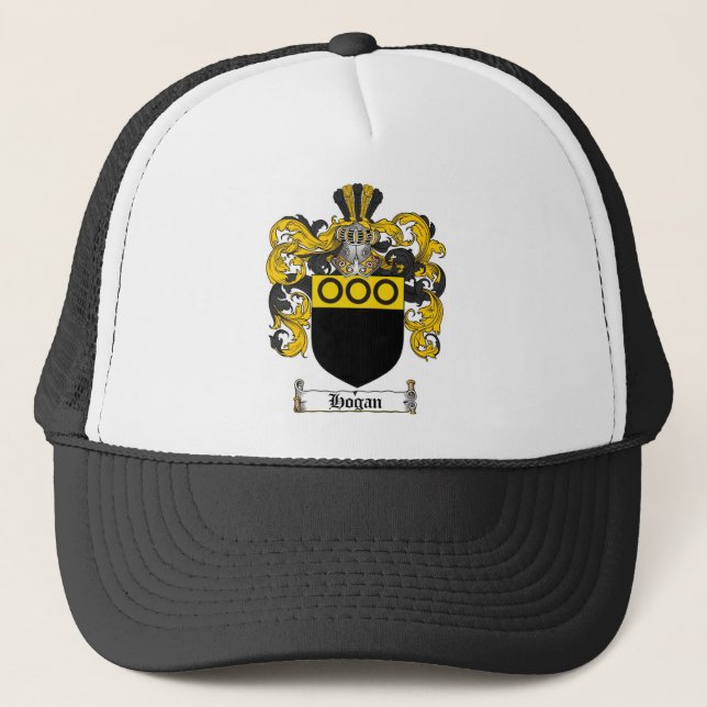 GORRA DE CAMIONERO ESCUDO DE LA FAMILIA DEL HOGAN - ESCUDO DE ARMAS (Anverso)