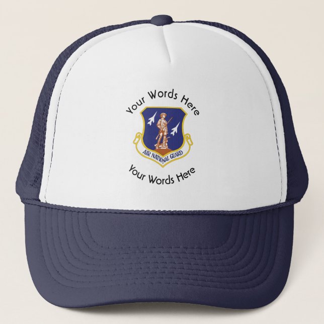 Gorra De Camionero Escudo de la Guardia Nacional Aérea del personaliz (Anverso)