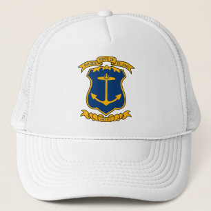 Gorra De Camionero Escudo de la isla Rhode
