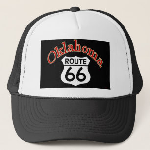 Gorra De Camionero Escudo de la ruta 66 de Oklahoma