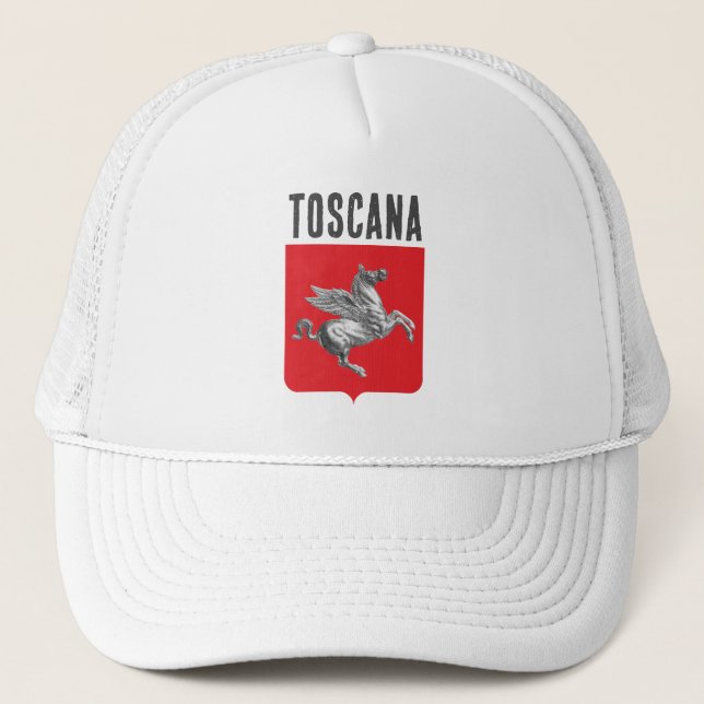 Gorra De Camionero Escudo de la Toscana, ITALIA (Anverso)