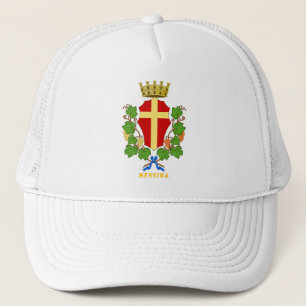 Gorra De Camionero Escudo de Messina, Sicilia