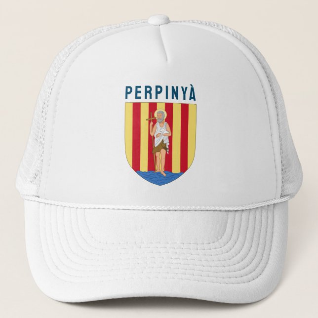 Gorra De Camionero Escudo de Perpiñán, FRANCIA (Anverso)