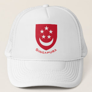 Gorra De Camionero Escudo de Singapur