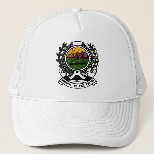 Gorra De Camionero Escudo de Três Pontas, Minas Gerais - BRASIL (Anverso)