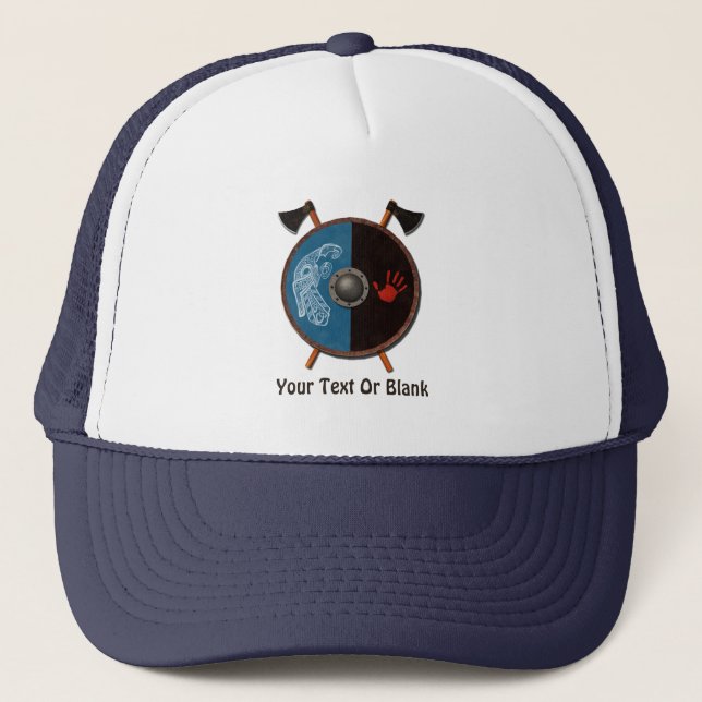Gorra De Camionero Escudo de vibración y ejes (Anverso)
