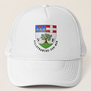 Gorra De Camionero Escudo de Villefranche-sur-Mer, Francia
