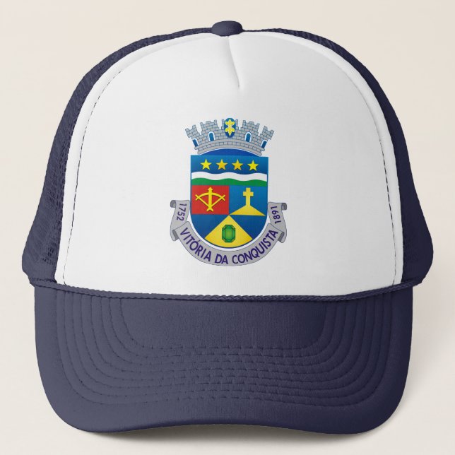 Gorra De Camionero Escudo de Vitória da Conquista (BRASIL) (Anverso)