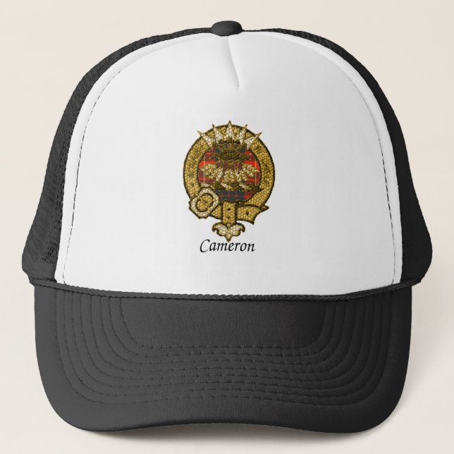 Gorra De Camionero Escudo del clan de Cameron (Anverso)