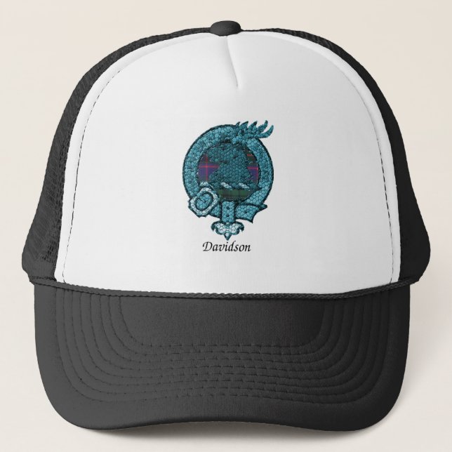 Gorra De Camionero Escudo del clan de Davidson (Anverso)