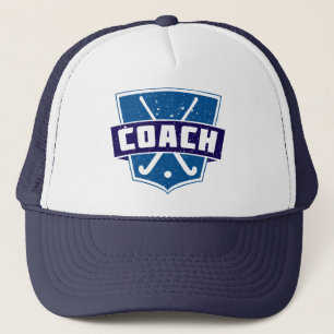 Gorra De Camionero Escudo del coche de hockey hierba