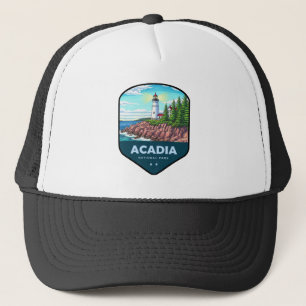 Gorra De Camionero Escudo del Parque Nacional Acadia