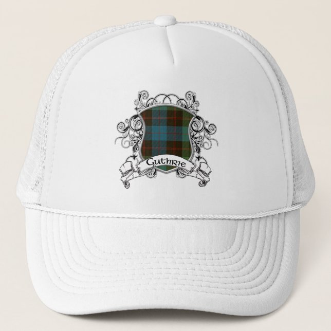 Gorra De Camionero Escudo del tartán de Guthrie (Anverso)