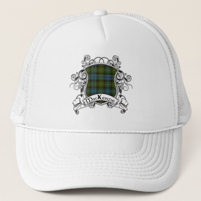 Gorra De Camionero Escudo del tartán de MacKenzie (Anverso)