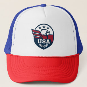 Gorra De Camionero ESCUDO Eagle de EE.UU.