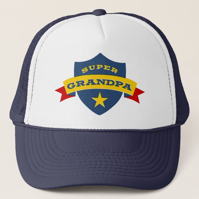 Gorra De Camionero Escudo estupendo del abuelo (Anverso)