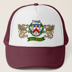 Gorra De Camionero Escudo irlandés Creagh con Griffins