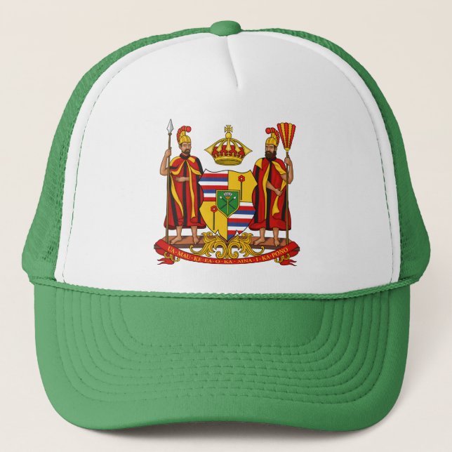 Gorra De Camionero Escudo Real de Armas del Reino de Hawai (Anverso)