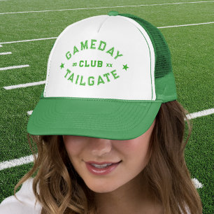 Gorra De Camionero Escudo Verde de fútbol Personalizado del club del 
