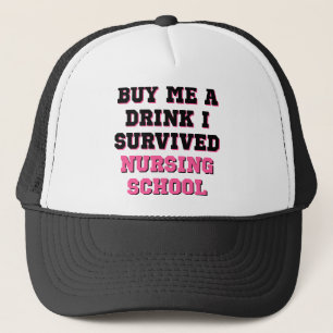 Gorra De Camionero Escuela De enfermería Comprarme Una Bebida