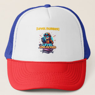 Gorra De Camionero Escuela de jugador de nivel desbloqueado - Persona