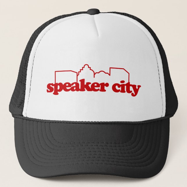 Gorra De Camionero Escuela vieja de Speaker City (Anverso)