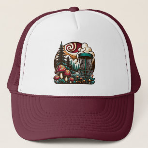 Gorra De Camionero Escuelas pop artísticas y el campo de golf de disc